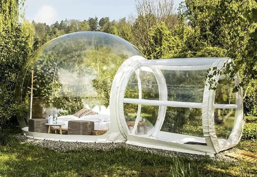 the bubble tent