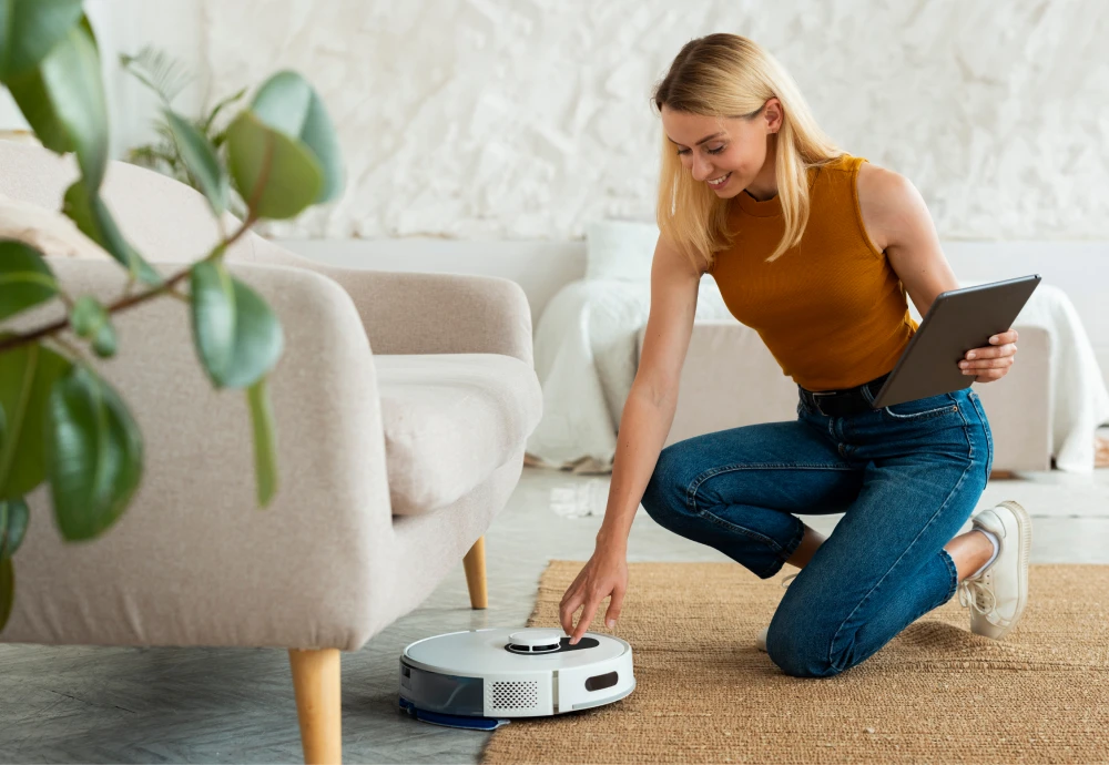 self cleaning brush robot vacuum